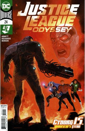 Justice League Odyssey 24 published by DC with cover art by Jose Ladrönn