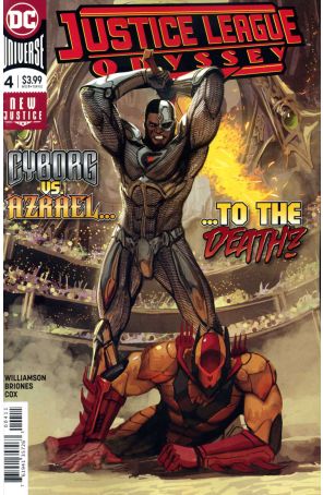 Justice League Odyssey 4 published by DC with cover art by Stjepan Sejic