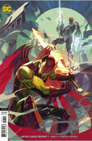 Justice League Odyssey 7A published by DC with cover art by Toni Infante