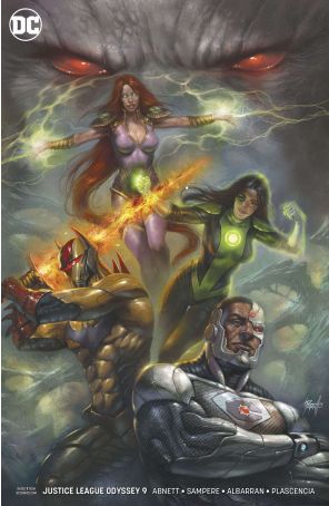 Justice League Odyssey 9A published by DC with cover art by Lucio Parrillo