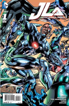 Justice League Of America (4th Series) 1D published by DC with cover art by Bryan Hitch