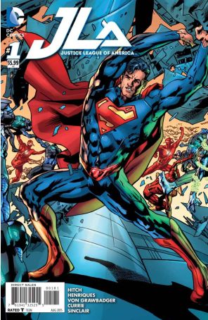 Justice League Of America (4th Series) 1G published by DC with cover art by Bryan Hitch