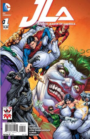 Justice League Of America (4th Series) 1I published by DC with cover art by Howard Porter