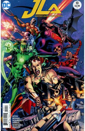 Justice League Of America (4th Series) 10 published by DC with cover art by Bryan Hitch