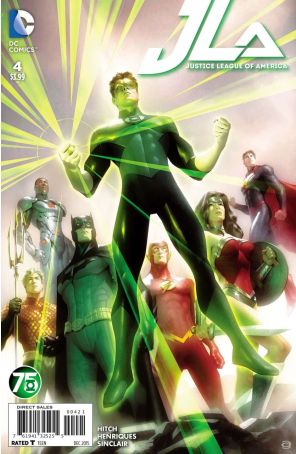 Justice League Of America (4th Series) 4A published by DC with cover art by Alex Garner