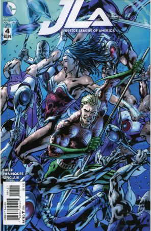 Justice League Of America (4th Series) 4 published by DC with cover art by Bryan Hitch