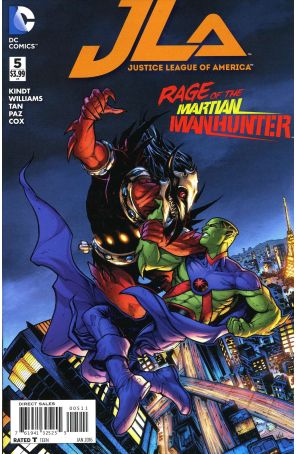 Justice League Of America (4th Series) 5 published by DC with cover art by Bryan Hitch