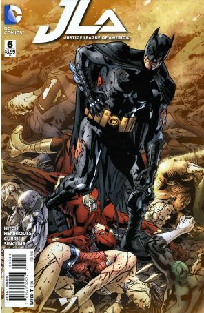 Justice League Of America (4th Series) 6 published by DC with cover art by Bryan Hitch