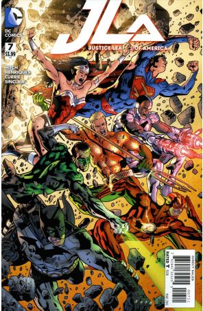 Justice League Of America (4th Series) 7 published by DC with cover art by Bryan Hitch