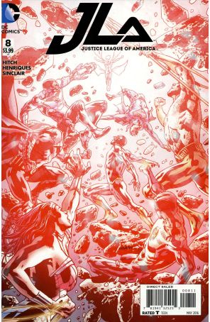Justice League Of America (4th Series) 8 published by DC with cover art by Bryan Hitch