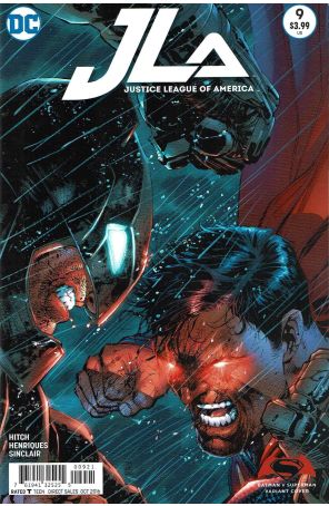 Justice League Of America (4th Series) 9A published by DC with cover art by Jim Lee
