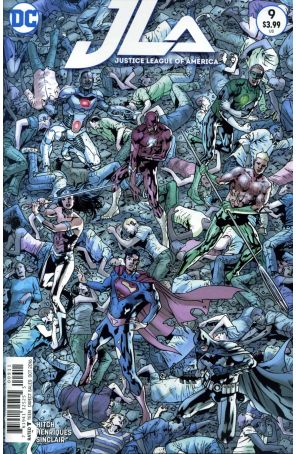 Justice League Of America (4th Series) 9 published by DC with cover art by Bryan Hitch