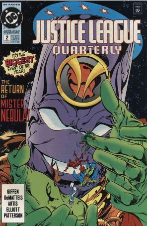 Justice League Quarterly 2 published by DC with cover art by Bart Sears