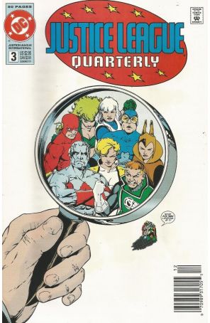 Justice League Quarterly 3 (Newsstand) published by DC with cover art by Mike McKone