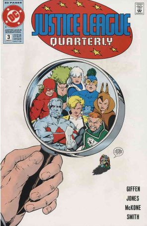Justice League Quarterly 3 published by DC with cover art by Mike McKone