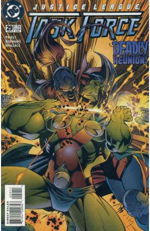 Justice League Task Force 29 published by DC with cover art by Ramon Bernado