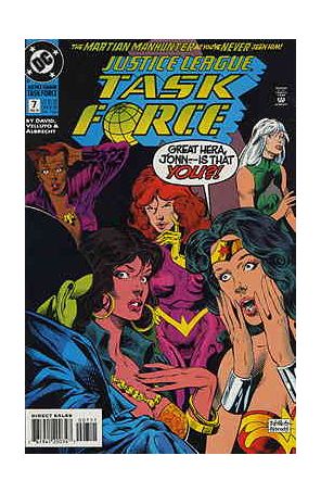 Justice League Task Force 7 published by DC with cover art by Sal Velluto