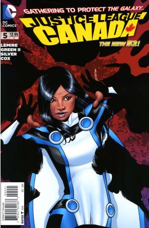 Justice League United 5D published by DC with cover art by Mike McKone