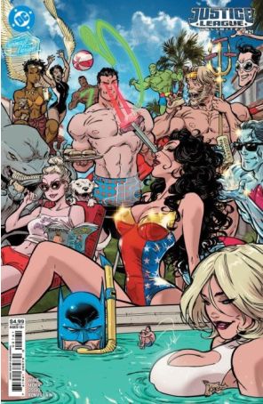 Justice League Unlimited (2nd Series) 21F published by DC with cover art by Kaare Andrews