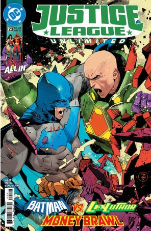 Justice League Unlimited (2nd Series) 23A published by DC with cover art by Dan Mora
