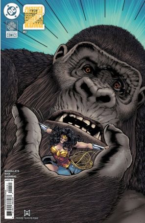 Justice League Vs. Godzilla Vs. Kong 2 2E published by DC with cover art by Kevin Maguire