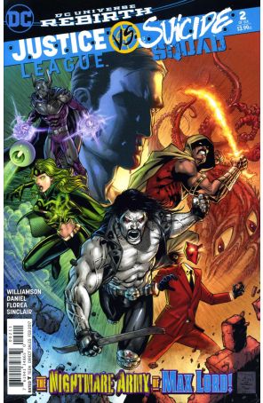 Justice League Vs. Suicide Squad 2 published by DC with cover art by Jason Fabok