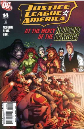Justice League of America (2nd Series) 14 published by DC with cover art by Ian Churchill
