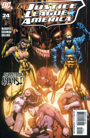 Justice League of America (2nd Series) 24 published by DC with cover art by Ed Benés