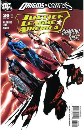 Justice League of America (2nd Series) 30 published by DC with cover art by Shane Davis
