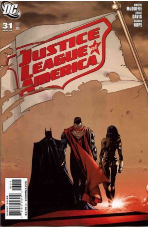 Justice League of America (2nd Series) 31 published by DC with cover art by Ed Benés