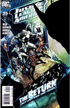 Justice League of America (2nd Series) 35 published by DC with cover art by Eddy Barrows
