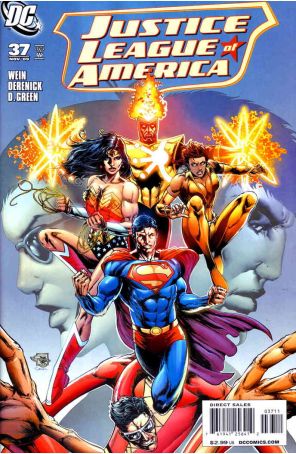 Justice League of America (2nd Series) 37 published by DC with cover art by Joe Prado