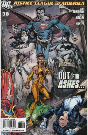 Justice League of America (2nd Series) 38 published by DC with cover art by Mark Bagley