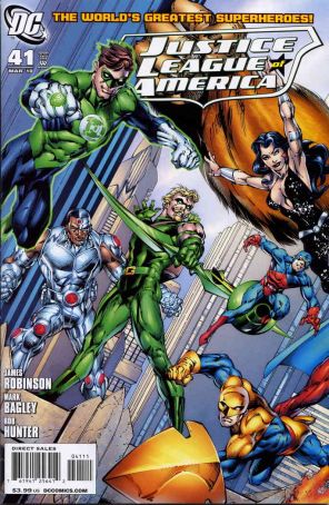 Justice League of America (2nd Series) 41 published by DC with cover art by Mark Bagley