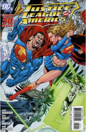 Justice League of America (2nd Series) 50 published by DC with cover art by Ethan Van Sciver