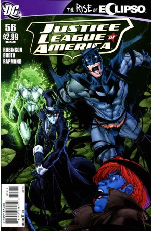 Justice League of America (2nd Series) 56 published by DC with cover art by Brett Booth