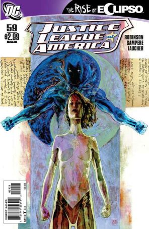 Justice League of America (2nd Series) 59A published by DC with cover art by David Mack