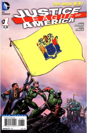 Justice League of America (3rd Series) 1V36 published by DC with cover art by David Finch