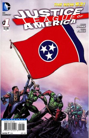 Justice League of America (3rd Series) 1V49 published by DC with cover art by David Finch