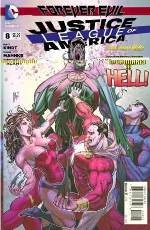 Justice League of America (3rd Series) 8A published by DC with cover art by Guillem March