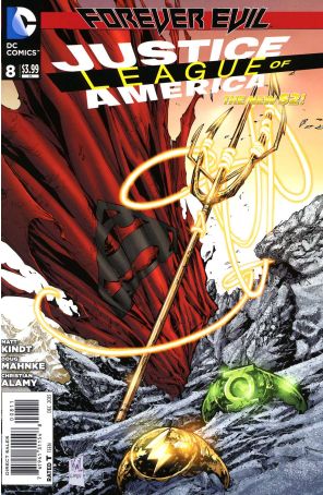 Justice League of America (3rd Series) 8 published by DC with cover art by Doug Manke