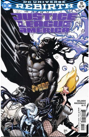 Justice League of America (5th Series) 10A published by DC with cover art by Doug Mahnke