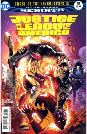 Justice League of America (5th Series) 10 published by DC with cover art by Ivan Reis