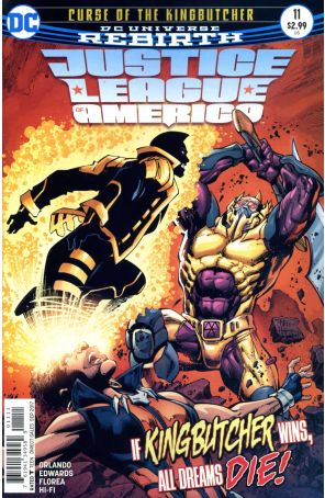 Justice League of America (5th Series) 11 published by DC with cover art by Ivan Reis