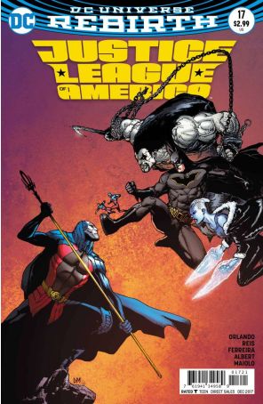 Justice League of America (5th Series) 17A published by DC with cover art by Doug Mahnke
