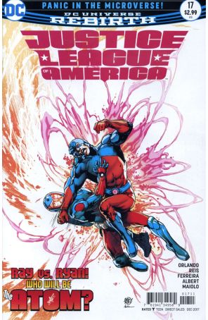 Justice League of America (5th Series) 17 published by DC with cover art by Ivan Reis