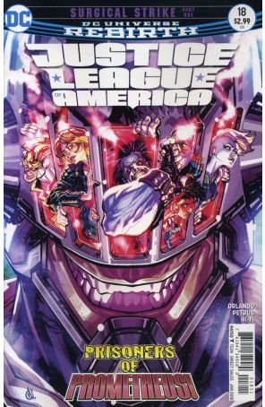 Justice League of America (5th Series) 18 published by DC with cover art by Carlos D’anda