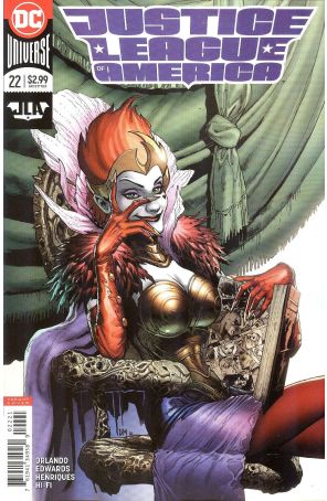 Justice League of America (5th Series) 22A published by DC with cover art by Doug Mahnke