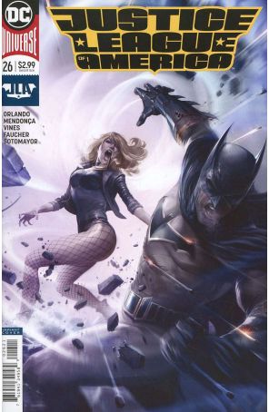 Justice League of America (5th Series) 26A published by DC with cover art by Francesco Mattina