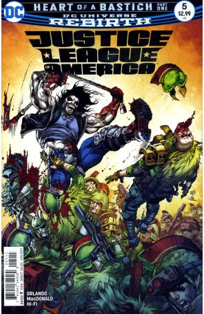 Justice League of America (5th Series) 5 published by DC with cover art by Ivan Reis